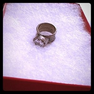 Silpada gold and diamond ring